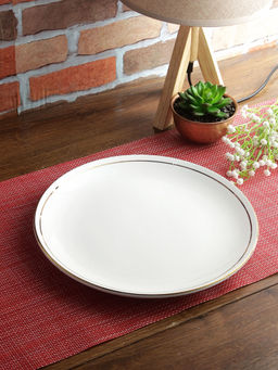 HomeTown - Avril Bone China Dinner Plate 25 Cm in White Colour