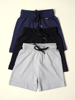 Be Awara - Boys Multicolor Combo Shorts (Pack of 3)