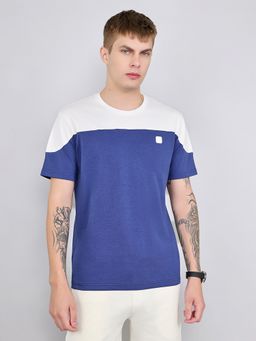 Rock.it - White Smart Fit Half Sleeve Solid T-Shirt