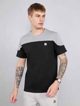 Rock.it - Grey Smart Fit Half Sleeve Solid T-Shirt