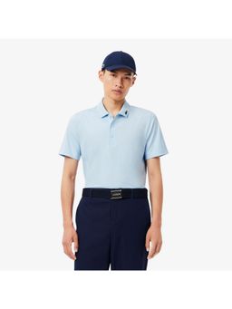 Lacoste - Polyester Blend Blue Polo T-Shirt