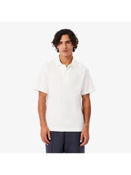 Lacoste - Solid White Polo T-Shirt
