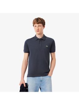 Lacoste - Cotton Grey Solid Polo T-Shirt