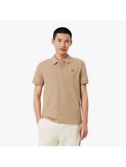Lacoste - Cotton Blend Beige Polo T-Shirt