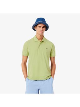 Lacoste - Cotton Blend Solid Green Polo T-Shirt