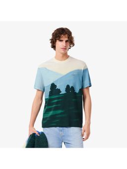 Lacoste - Cotton Printed Multi-Colour T-Shirt