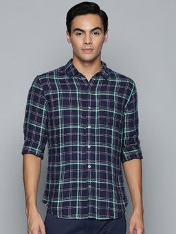 Levi's - Men's Redloop Blue Checkered Slim Fit Shirt