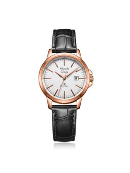 Alexandre Christie - Women Primo Steel White Dial Analog Watch - 1008LDLRGSL (S)