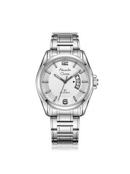 Alexandre Christie - Men Classic Steel Silver Dial Analog Watch - 8684MDBSSSL (M)