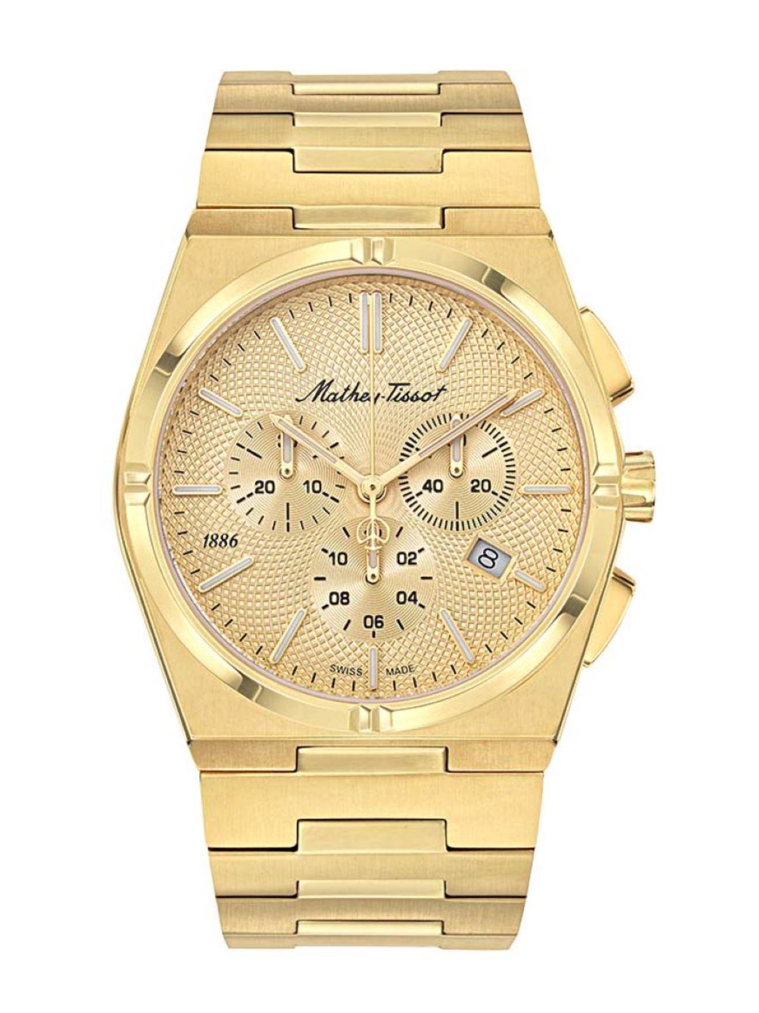 Buy Mathey-Tissot Men Zeus Gold Dial Analog Watch - H118CHPDI (M