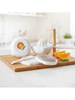 Hopop - 5-in-1 White Baby Food Maker & Processor (0-3 Months)