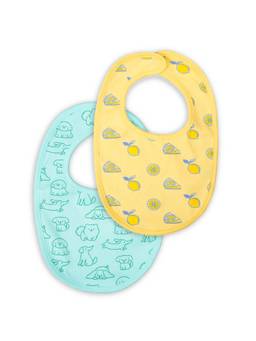 Kidbea - Organic Cotton Baby Bibs Printed (Pack of 2)