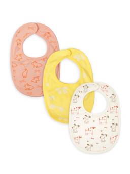 Kidbea - Organic Cotton Baby Bibs Printed (Pack of 3)