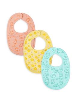 Kidbea - Organic Cotton Baby Bibs Printed (Pack of 3)