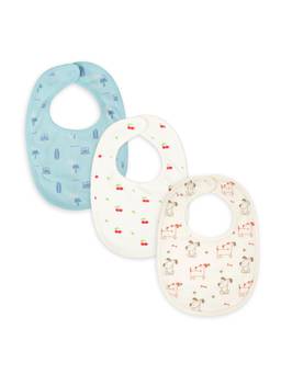 Kidbea - Organic Cotton Baby Bibs Printed (Pack of 3)