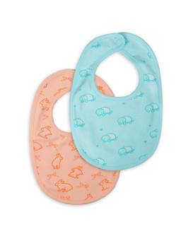 Kidbea - Organic Cotton Baby Bibs Printed (Pack of 2)