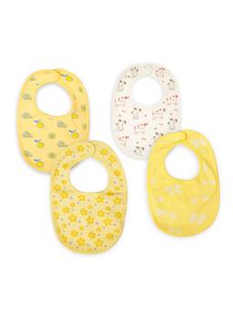 Kidbea - Organic Cotton Baby Bibs Printed (Pack of 4)