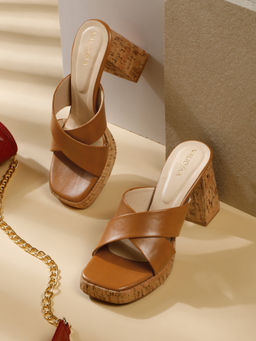 VALIOSAA - Women Tan Heels