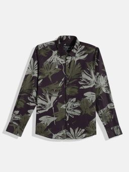 CHARCHIT - Boys Full Sleeves Floral Printed Shirt