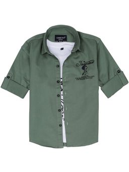 CHARCHIT - Boys Full Sleeves Graphic Printed Shirt And T-Shirt