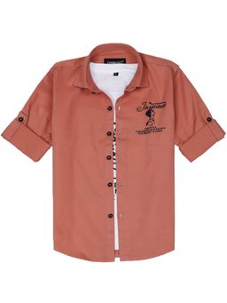 CHARCHIT - Boys Full Sleeves Graphic Printed Shirt And T-Shirt