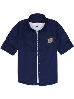 CHARCHIT - Boys Full Sleeves Graphic Printed Shirt And T-Shirt