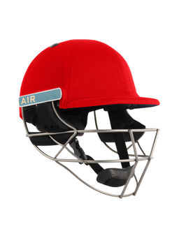 Shrey - Masterclass Air Titanium-Red Cricket Helmet