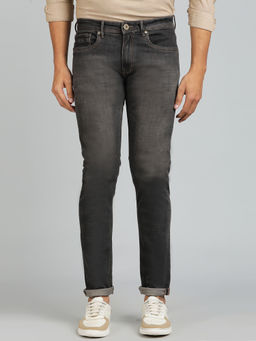 JadeBlue - Mid Grey Cotton Blend Washed Slim Fit Jeans