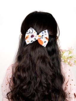 Arendelle - Halloween Special White Hair Bow Clip for Girls [ABW114]