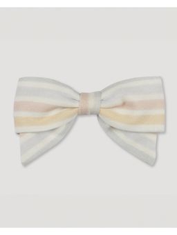 EARLY SUNDAY - Chiara Alligator Clip canvas Cotton Linen, Summer Stripe