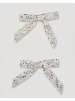 EARLY SUNDAY - Grace Alligator Clip 2 Pcs Set Cotton Cambric -Amelia Blue