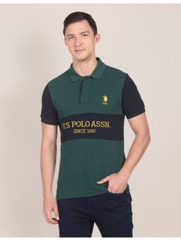 U.S. POLO ASSN. - Embroidered Rugby Polo T-shirt