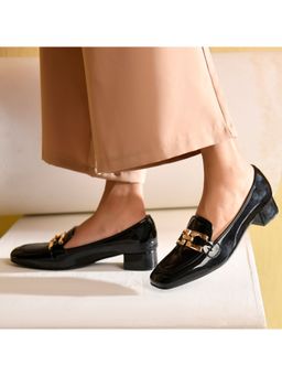 La Fiza - THE NEW YORK - Patent Black Pump Heels