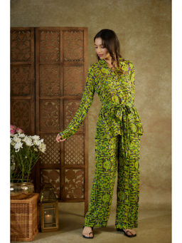 MEHAK MURPANA - Pink Printed Co-Ord with Embroidery (Set of 2)