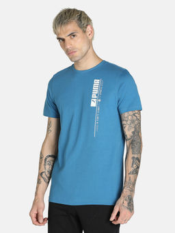 Puma - Graphic Tee Viii Men Blue T-shirt