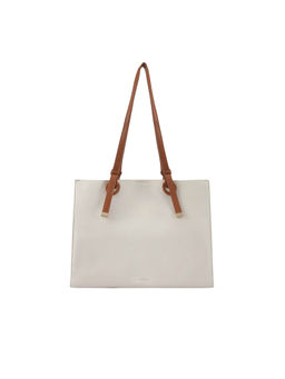 Lino Perros - Monroe Hope Off-White Tote Bag