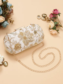 SWISNI - Classy Womens Clutch with Detachable Strap (M)