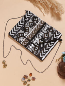 SWISNI - Causal Clutch with Detachable Strap For Women (M)