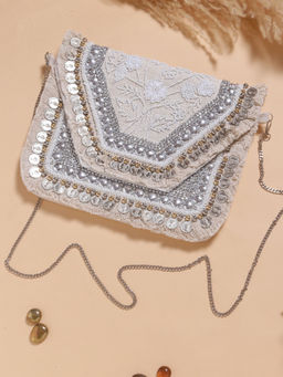 SWISNI - Clutch with Detachable Strap For Women (M)