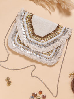 SWISNI - Stylish Evening Clutch with Detachable Strap (M)