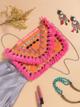 SWISNI - Classy Clutch with Detachable Strap For Women (M)