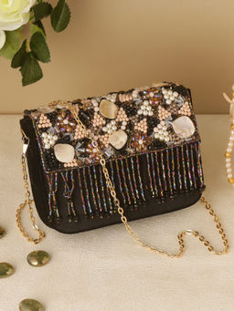 SWISNI - Clutch with Detachable Strap For Women (M)