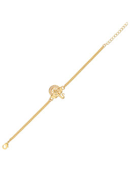 Voylla - Gold Tone Bracelet Style Rakhi