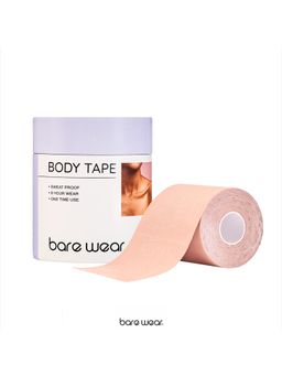 bare wear - bear wear Body Tape 7.5 cm Width A-J+ Cup Sweatproof Breast Lift Boob Tape Beige