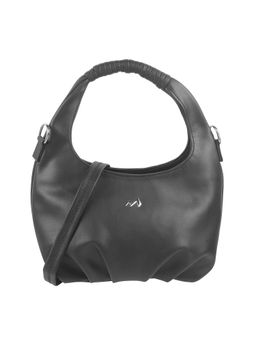Metro - Women Synthetic Black Hobo Bags (S)