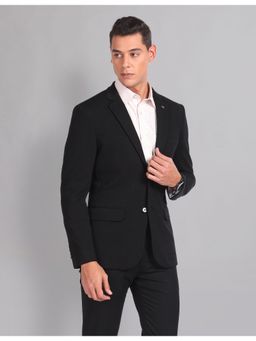AD By Arvind - 4 Way Stretch Slim Fit Black Blazer