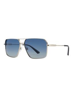 Opium Eyewear - Zane Aviator Silver Frame Sunglasses (Op-10474) (60)