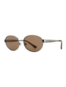 Opium Eyewear - Torn Oval Grey Frame Sunglasses (Op-10477) (56)
