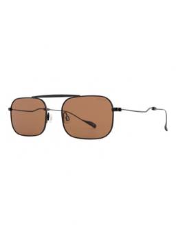 Opium Eyewear - Cliff Square Black Frame Sunglasses (Op-10507) (53)