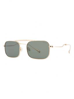 Opium Eyewear - Cliff Square Gold Frame Sunglasses (Op-10507) (53)